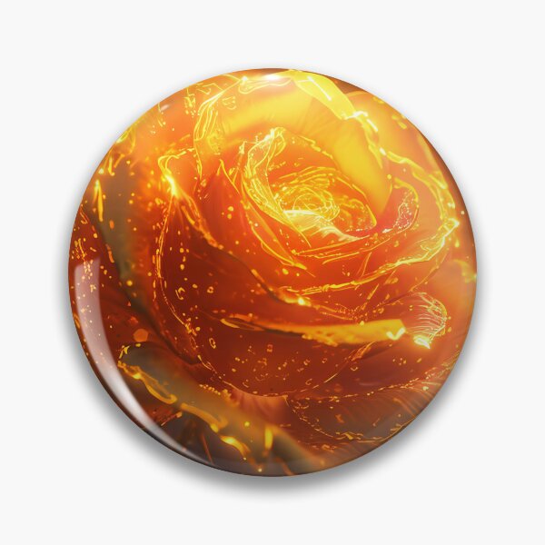 Item preview, “Inferno Petals: Embracing the Thorned Radiance” designed and sold by Art-Vortex-fr.