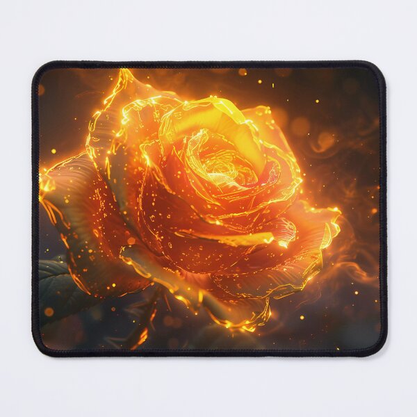 Item preview, “Inferno Petals: Embracing the Thorned Radiance” designed and sold by Art-Vortex-fr.