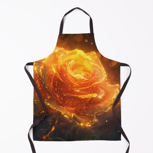 Item preview, “Inferno Petals: Embracing the Thorned Radiance” designed and sold by Art-Vortex-fr.