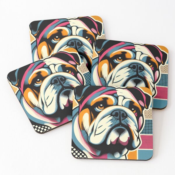 Item preview, English Bulldog Love in Cartoons designed and sold by PawspectCreate.