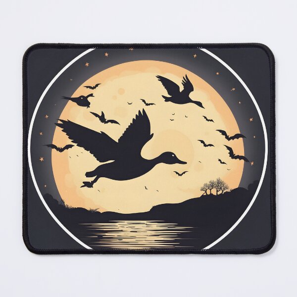 Item preview, Duck Flying in the moonlight designed and sold by Planetporridge.