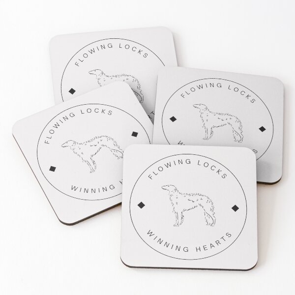 Item preview, Flowing Locks, Winning Hearts - Borzoi Russian Hound Style designed and sold by Sleek Sketch Studio.