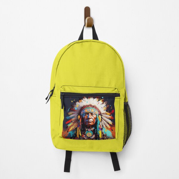 Item preview, Native American male tribal chief with feather headdress and face paint designed and sold by cristina1001.