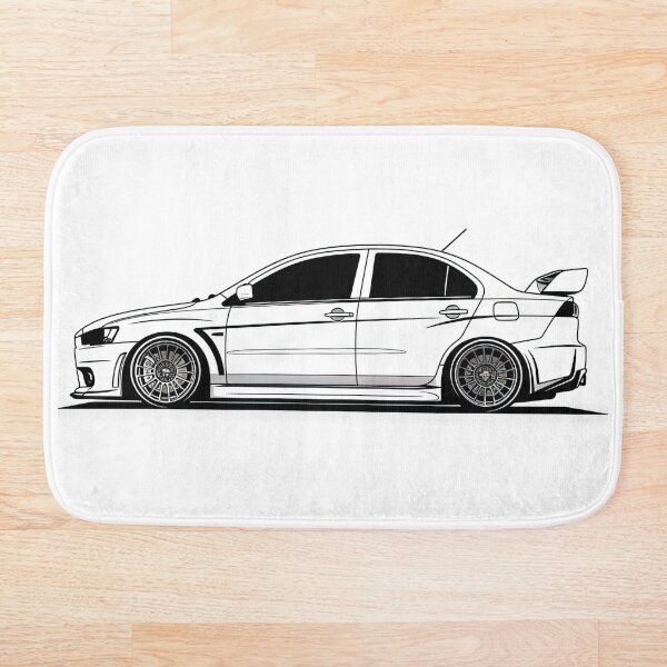 Item preview, Silueta de diseño Mitsubishi Lancer Evolution X GSR designed and sold by Jerhus.