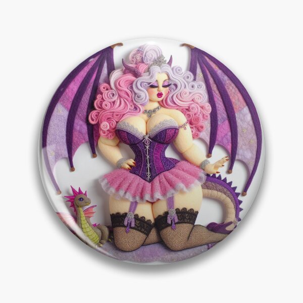 Item preview, Purple Dragon Fairy with Dragon FF045 designed and sold by FairytalePress.