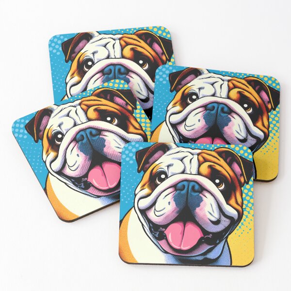Item preview, Bulldog Joy in Artful Form designed and sold by PawspectCreate.
