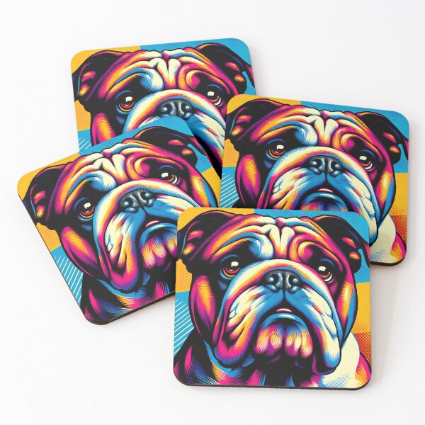 Item preview, Bulldog Elegance in Illustration designed and sold by PawspectCreate.