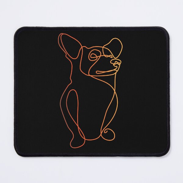 Item preview, Colorful Corgi One Line Art designed and sold by hemp3x.