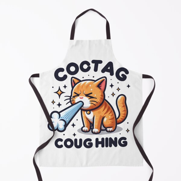 Item preview, Cat Coughing, Cat Lover designed and sold by CosmoLush.
