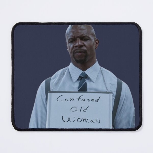 Item preview, "Confused Old Woman"- Terry Jeffords, (Brooklyn Nine-Nine) designed and sold by Meraki-lavi.