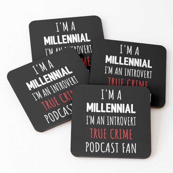 Item preview, I'm A Millennial I'm An Introvert True Crime Podcast Fan I designed and sold by Lemon Pepper.