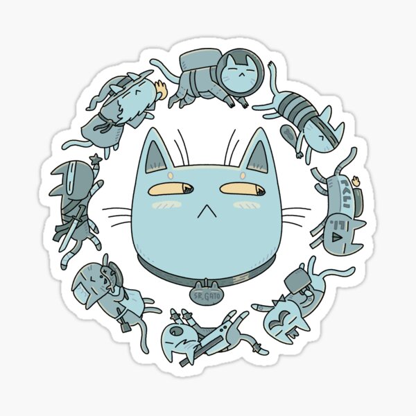 Item preview, The Nine Lives Of Señor Gato designed and sold by Justin Hillgrove.