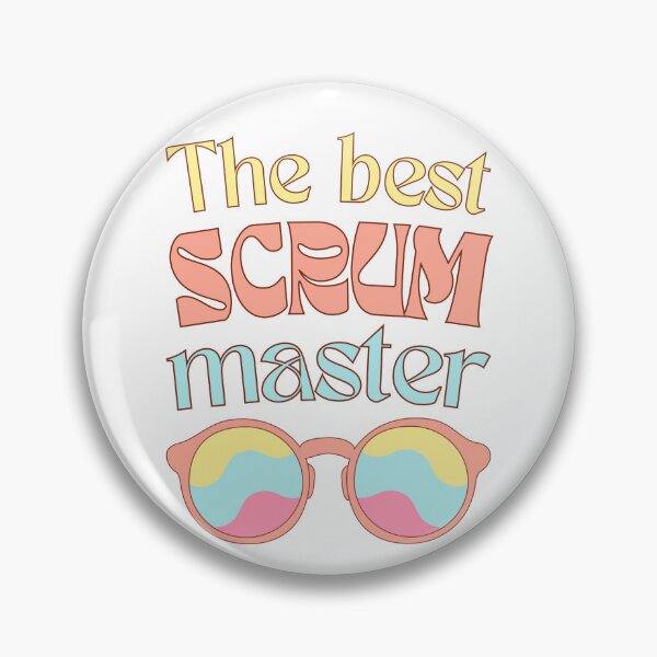Item preview, The best scrum master! Hippie vibes designed and sold by Drawmecute.