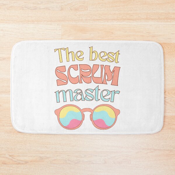 Item preview, The best scrum master! Hippie vibes designed and sold by Drawmecute.