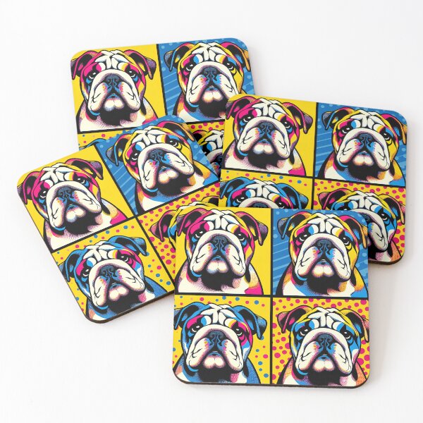Item preview, Bulldog Whimsy in Cartoon Form designed and sold by PawspectCreate.