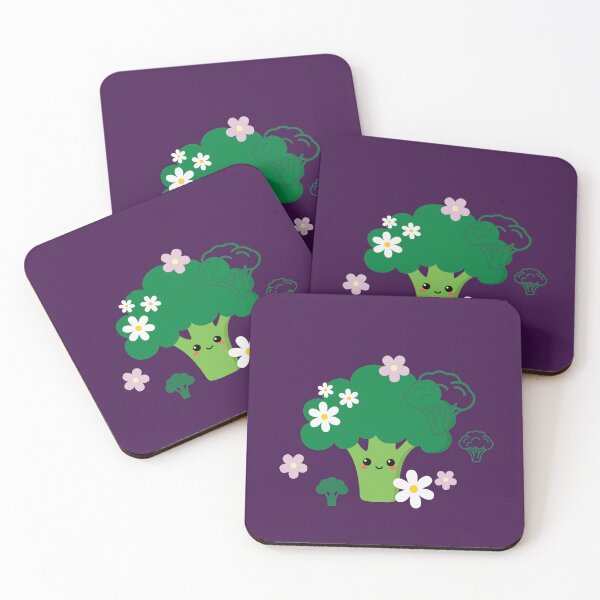 Item preview, Cute Brocoli with Flowers designed and sold by AnulaArt.