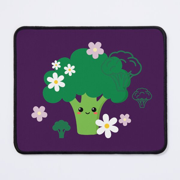 Item preview, Cute Brocoli with Flowers designed and sold by AnulaArt.