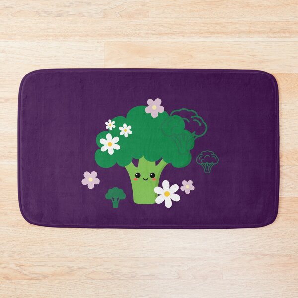 Item preview, Cute Brocoli with Flowers designed and sold by AnulaArt.