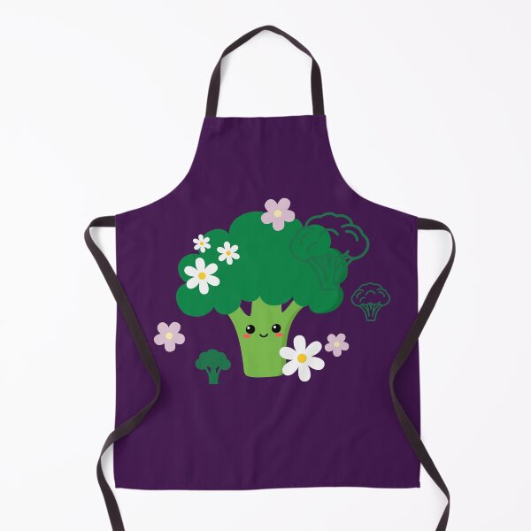 Item preview, Cute Brocoli with Flowers designed and sold by AnulaArt.