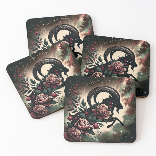 Item preview, Capricorn: Blooming Power in Earth Signs designed and sold by ZodiBlend.