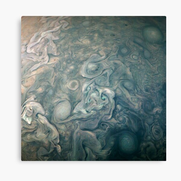 Jupiter, Perijove 12_82 pattern Canvas Print