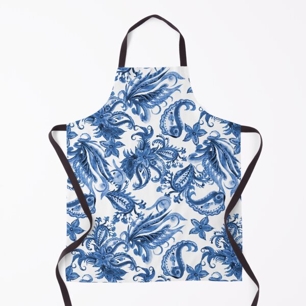 Artikelvorschau, padrão de estampa ornamental azul entworfen und verkauft von RODRIGORo.