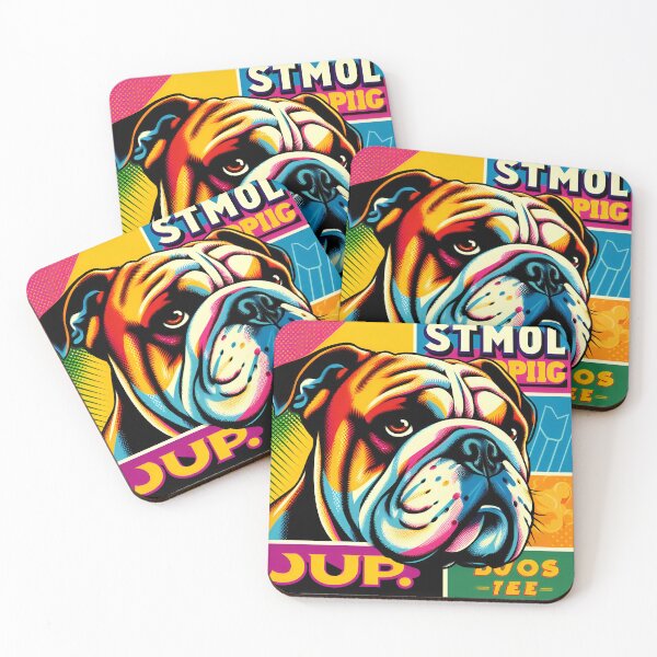 Item preview, Pop Art Bulldogs: A Colorful Tribute designed and sold by PawspectCreate.