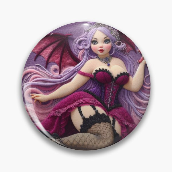 Item preview, Purple and Pink Dragon Fairy FF046 designed and sold by FairytalePress.