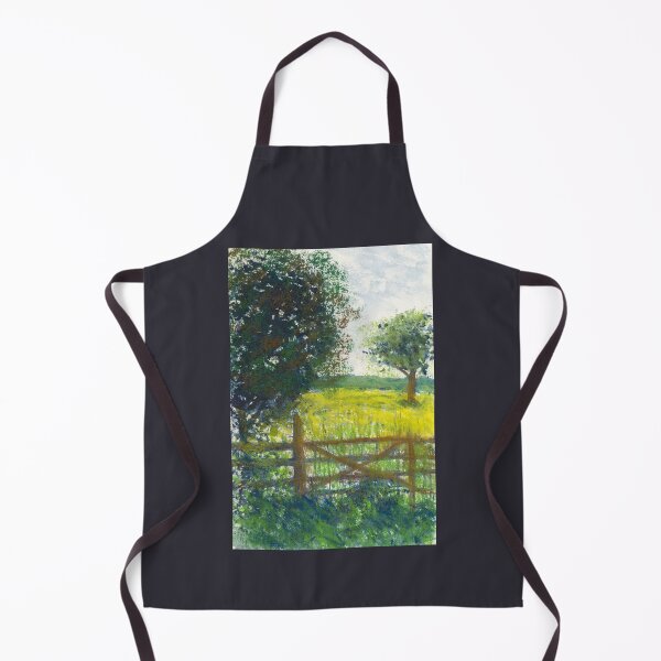 Item preview, Gate to Golden Fields and Trees - Pastel Sketch designed and sold by paleheather.