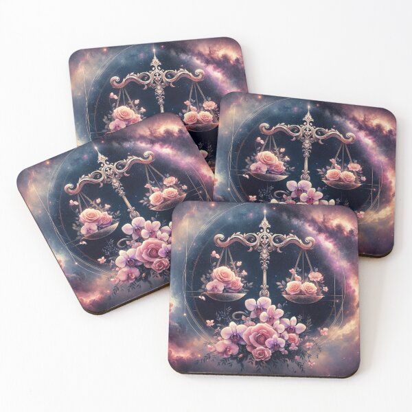 Item preview, Libra: Harmonious Blossoms in Balance designed and sold by ZodiBlend.