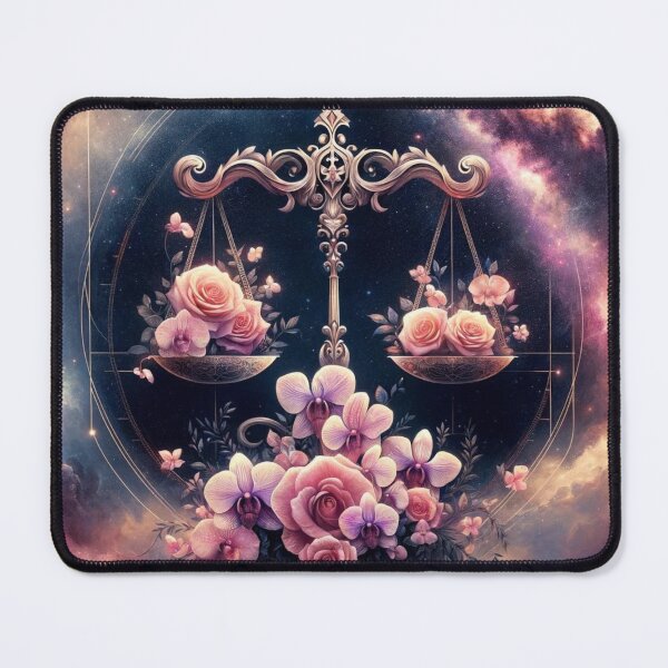Item preview, Libra: Harmonious Blossoms in Balance designed and sold by ZodiBlend.