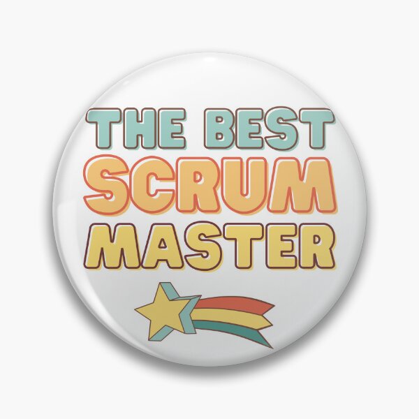 Item preview, The best scrum master! Retro vibes designed and sold by Drawmecute.