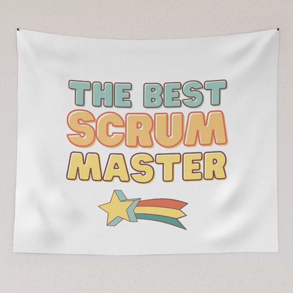 Item preview, The best scrum master! Retro vibes designed and sold by Drawmecute.