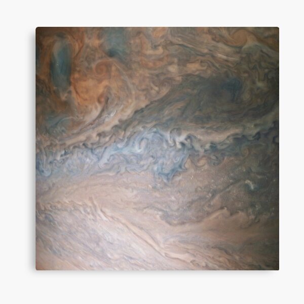 Jupiter, Perijove 12_86 pattern Canvas Print