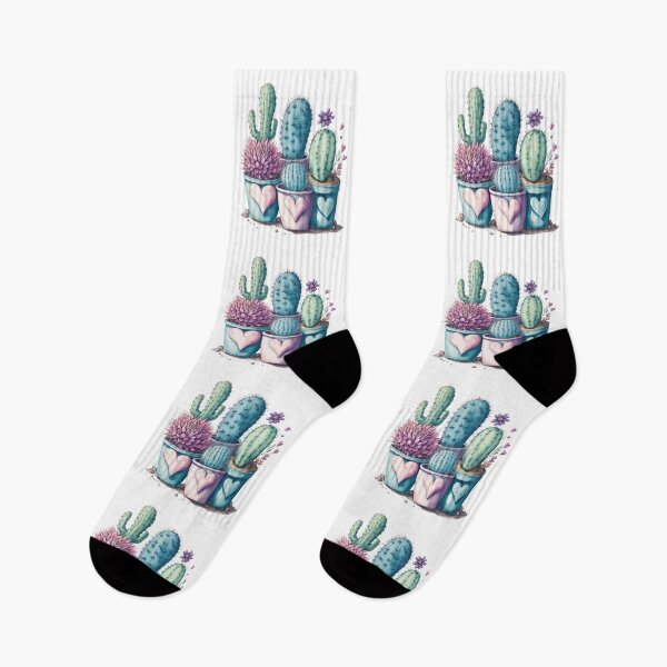Item preview, Lindos cactus divertidos en macetas con lindos corazones. designed and sold by SaraSumi.