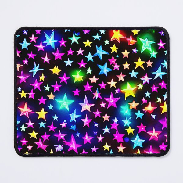 Item preview, Luminous Galactic Vibes: Neon Stars Dance designed and sold by Health And Fitness Posts e-Store.