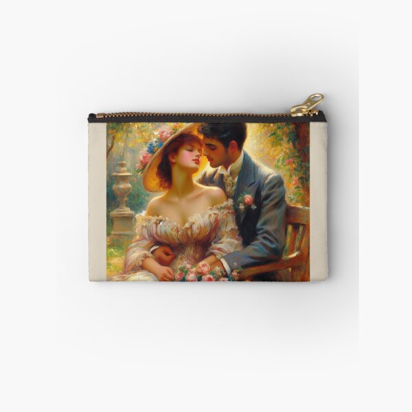 Item preview, Couple in Love Renoir style painting Valentines card designed and sold by ArtUnova.