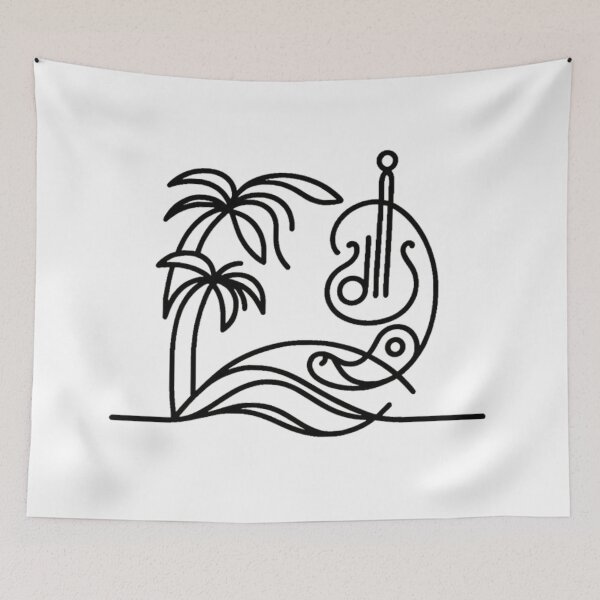 Item preview, “Tropical Rhythms: Line Art Serenade” designed and sold by Iampr.