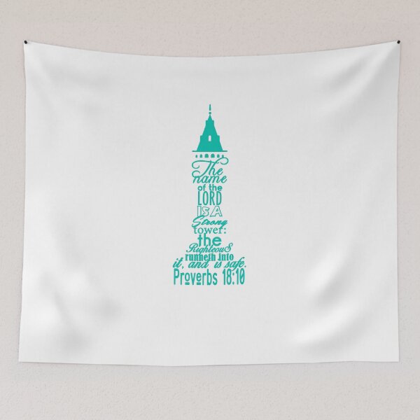 Item preview, Christian; My Lord is a strong tower Proverbs 18:10 designed and sold by denissmartin2020 ..
