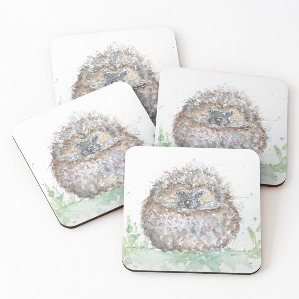 Item preview, Hedgehog watercolour illustration. designed and sold by DebTheZeb.