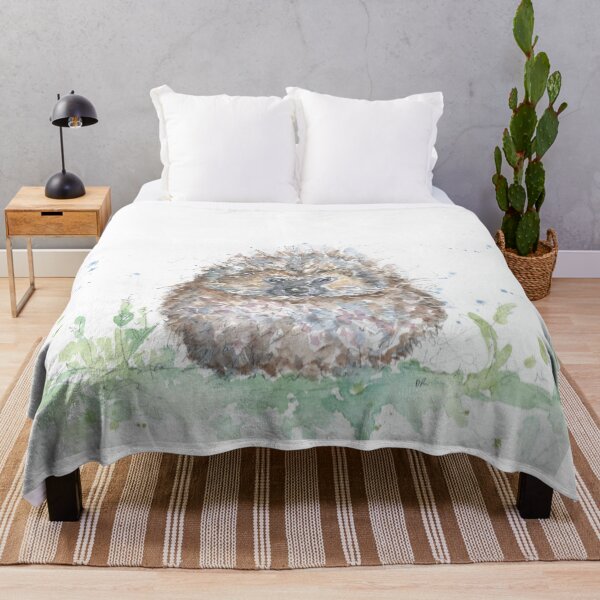 Item preview, Hedgehog watercolour illustration. designed and sold by DebTheZeb.