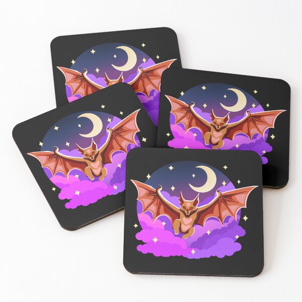 Item preview, Dreamy Bat Flying at Night designed and sold by Geobat.