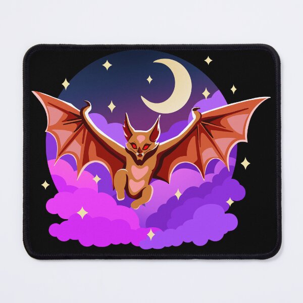 Item preview, Dreamy Bat Flying at Night designed and sold by Geobat.