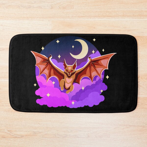 Item preview, Dreamy Bat Flying at Night designed and sold by Geobat.