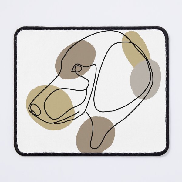 Item preview, One Line Art Dachshund designed and sold by hemp3x.