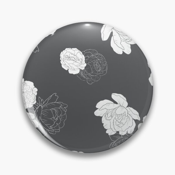 Item preview, Peonies on gray background designed and sold by Erinelyse827.