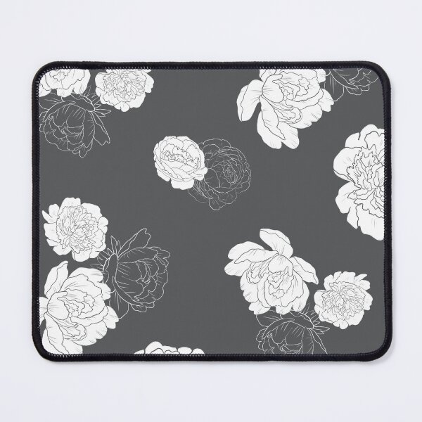 Item preview, Peonies on gray background designed and sold by Erinelyse827.