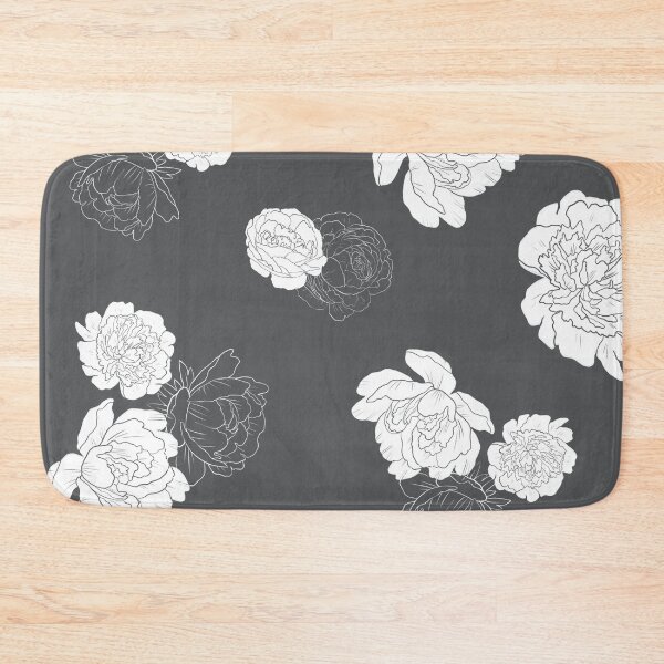 Item preview, Peonies on gray background designed and sold by Erinelyse827.