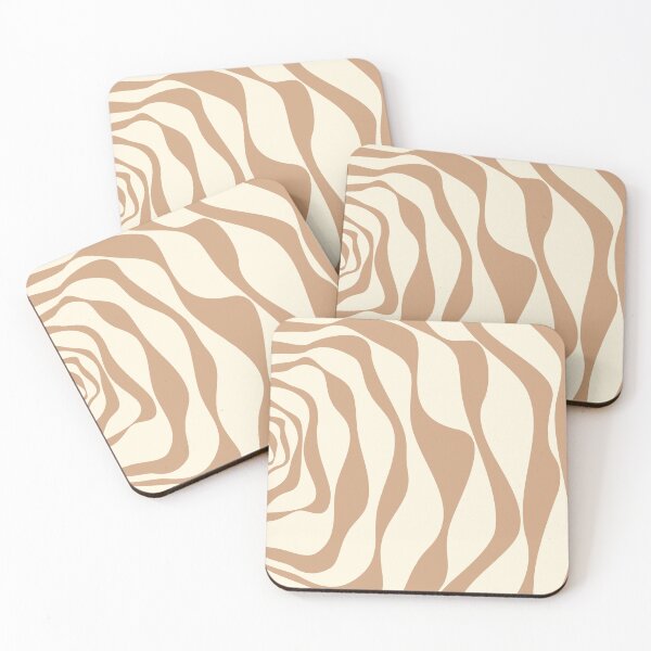 Item preview, Ebb and Flow 4 in Tan and Cream designed and sold by LAEC-Shop.
