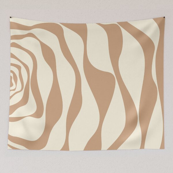 Item preview, Ebb and Flow 4 in Tan and Cream designed and sold by LAEC-Shop.